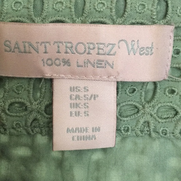Green Linen Jacket - Picture 4 of 5